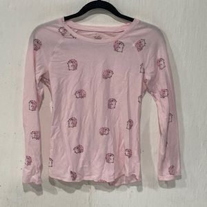 Justice, Pink hedgehog kids 14/16– small stain left sleeve